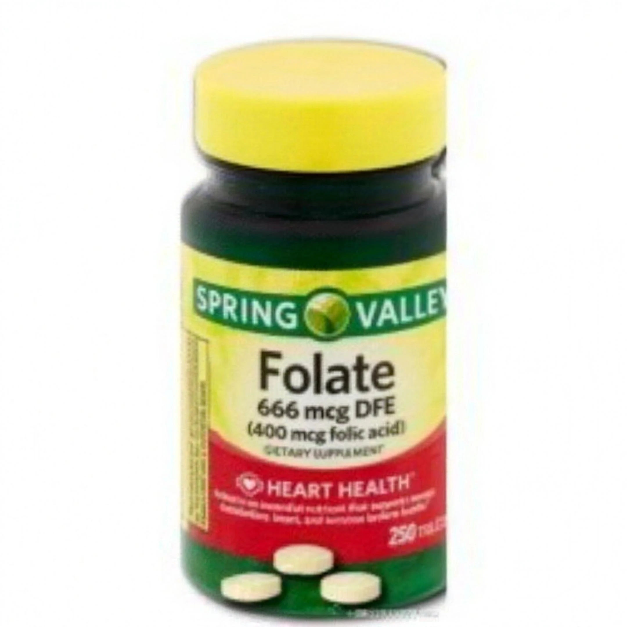 Spring Valley Folate 666 mcg DFE