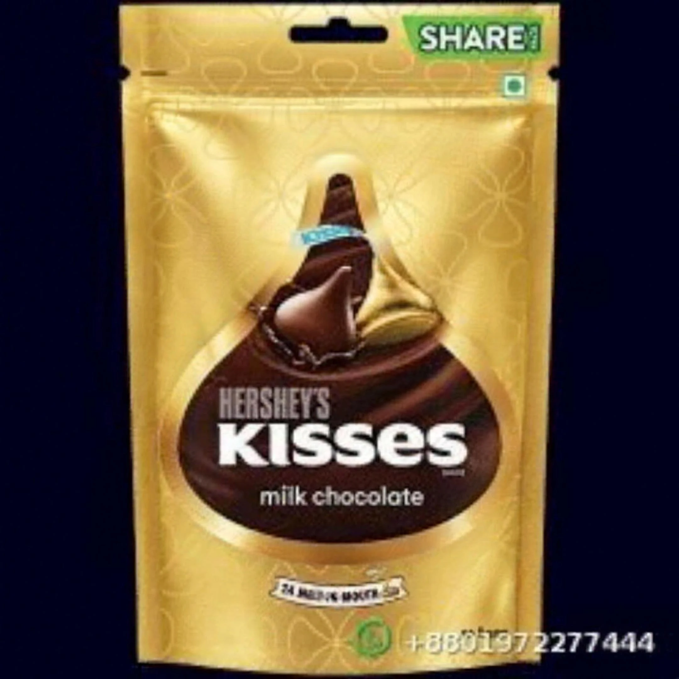 Hershey's Kisses Milk Chocolate 108g