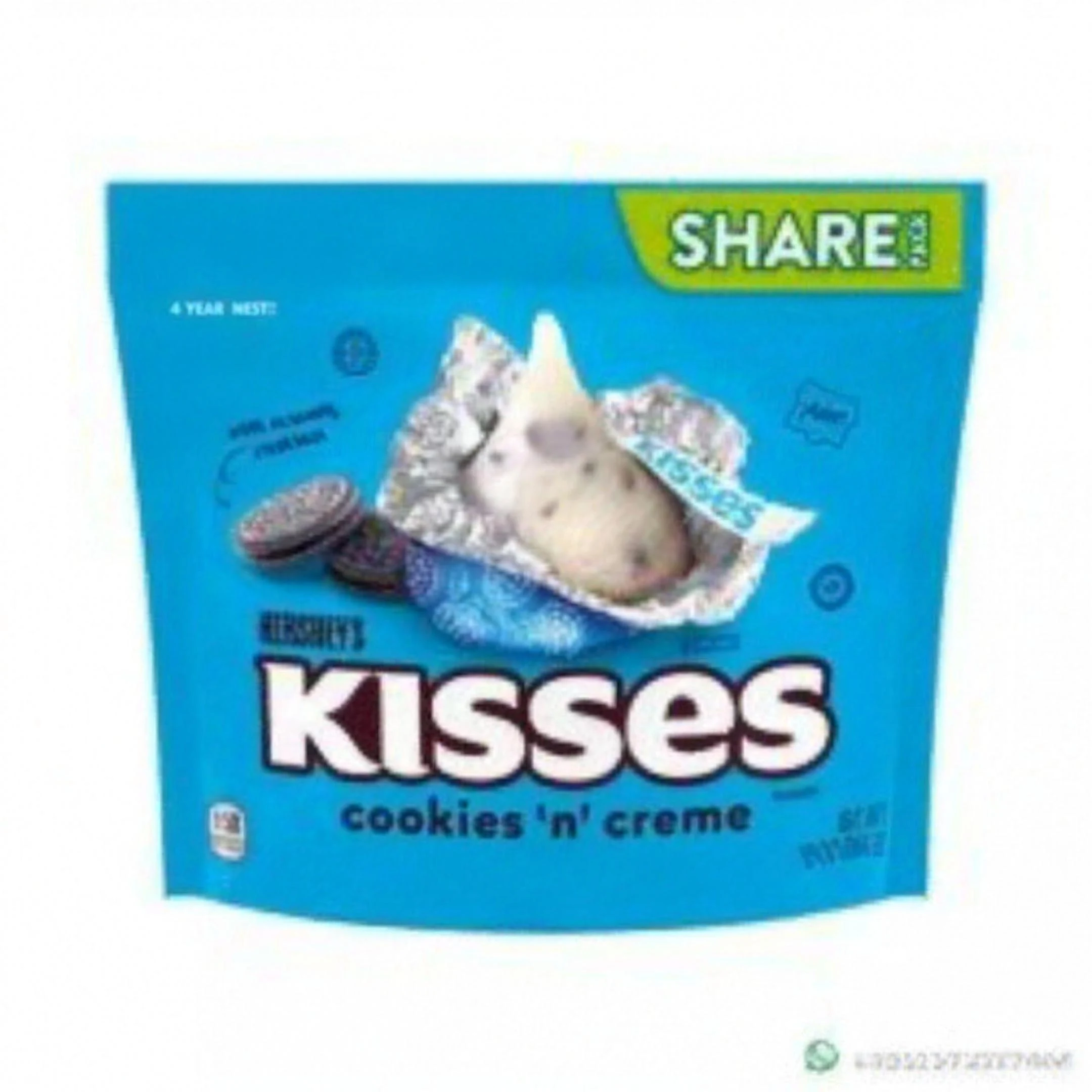 Hershey's Kisses Cookies n Creme 283g