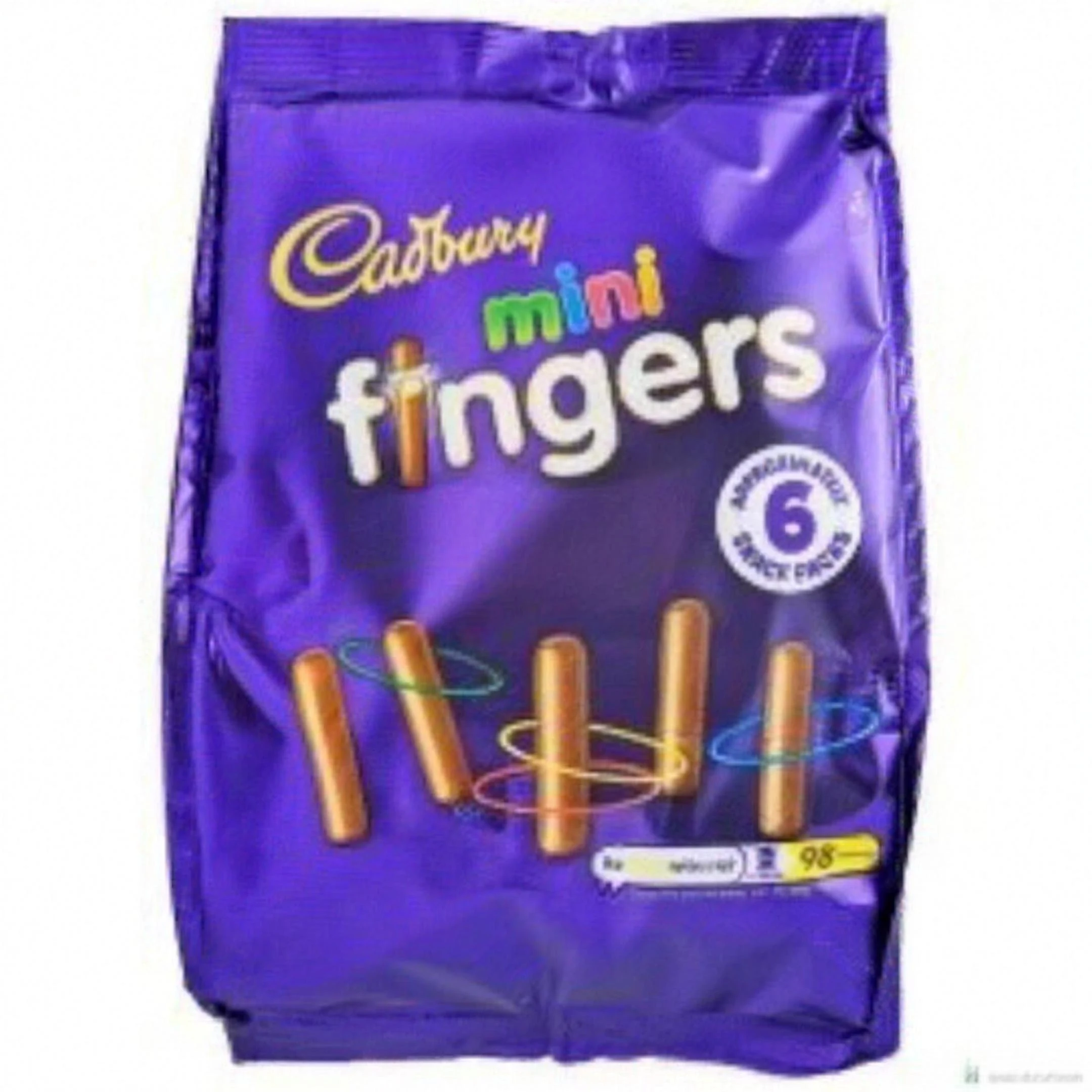 Cadbury Mini Fingers 6 Pack