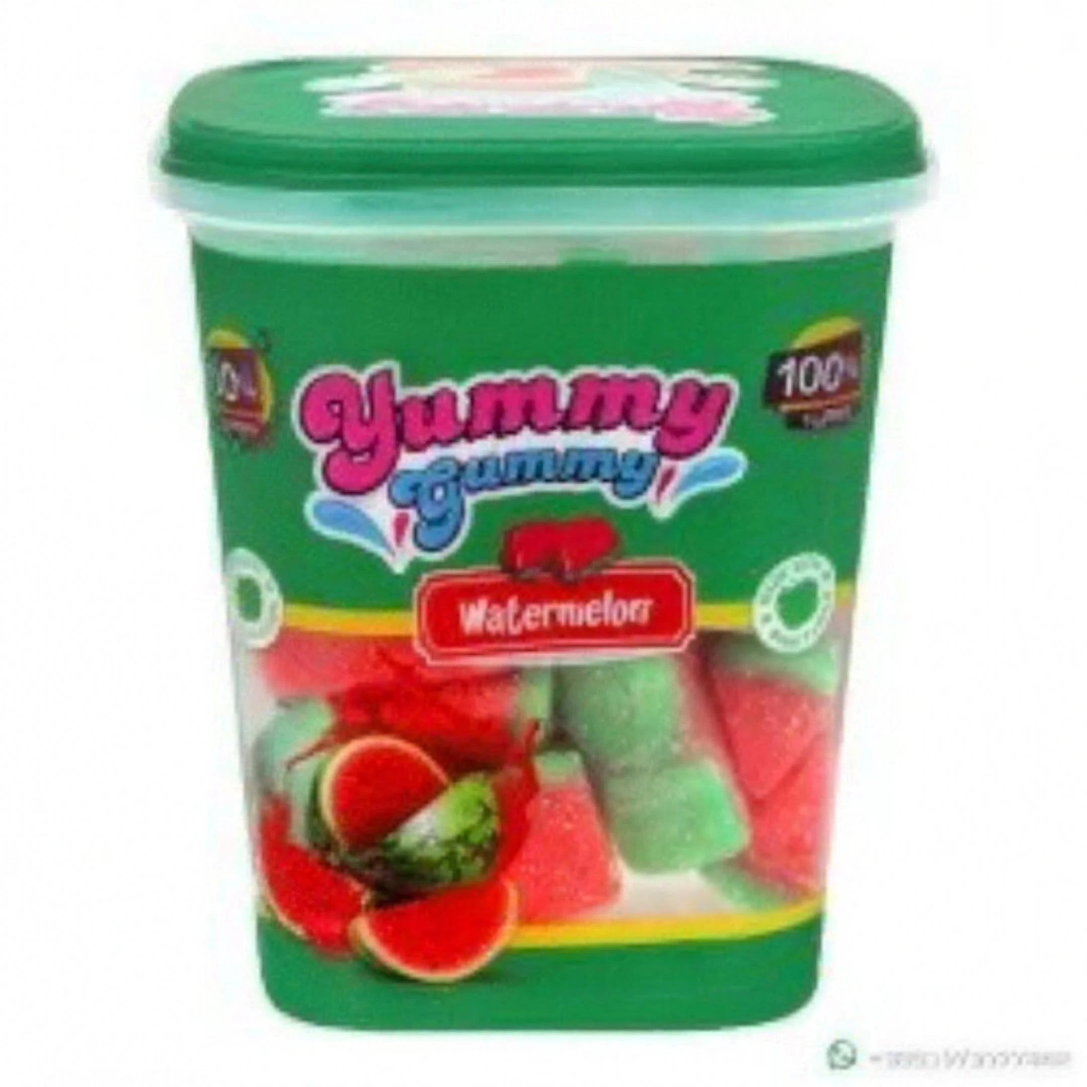 Yummy Gummy Watermelon Jelly Gum with Fruit Juice