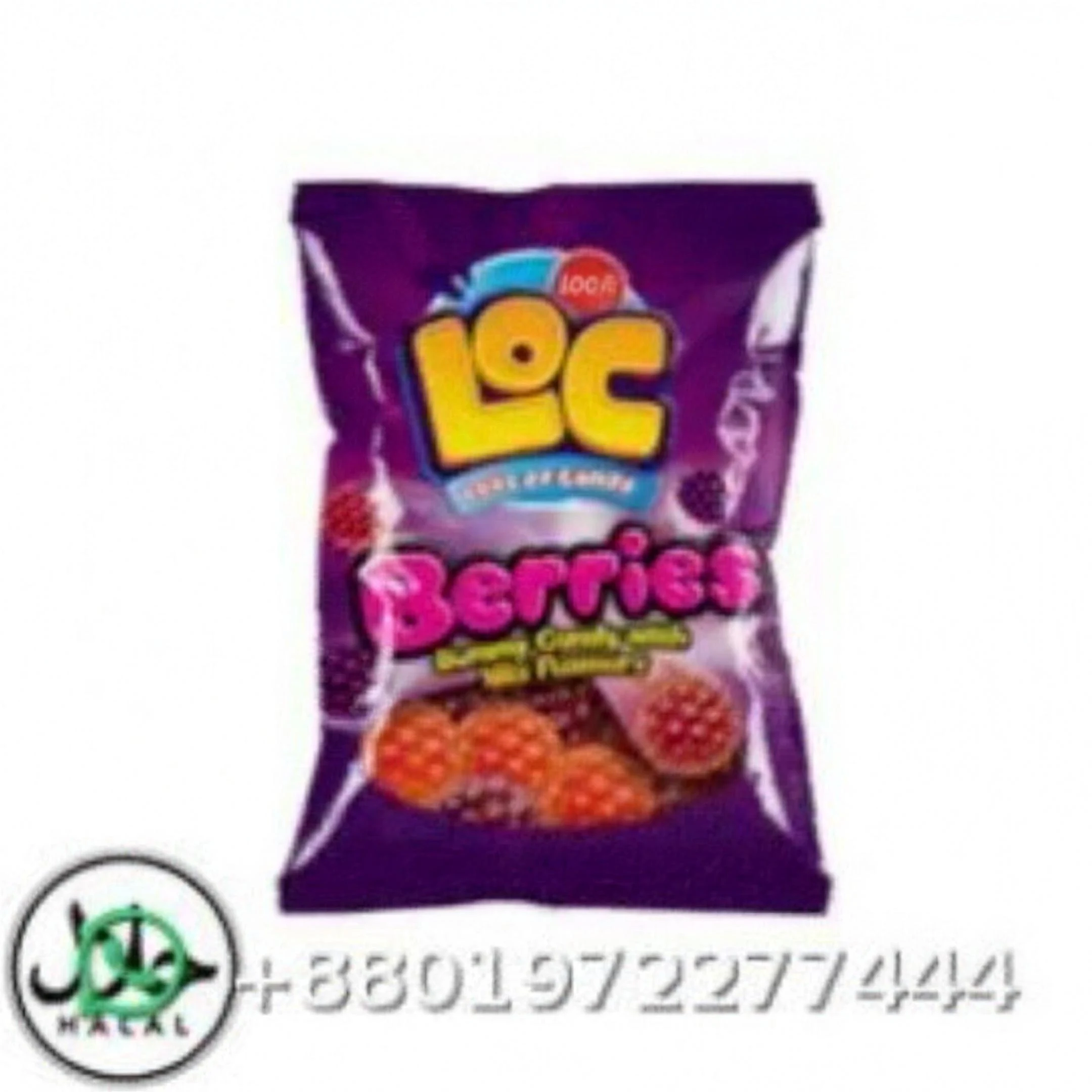 JOUY & CO Berries Gummy Candy with Fruit Flavor 160g
