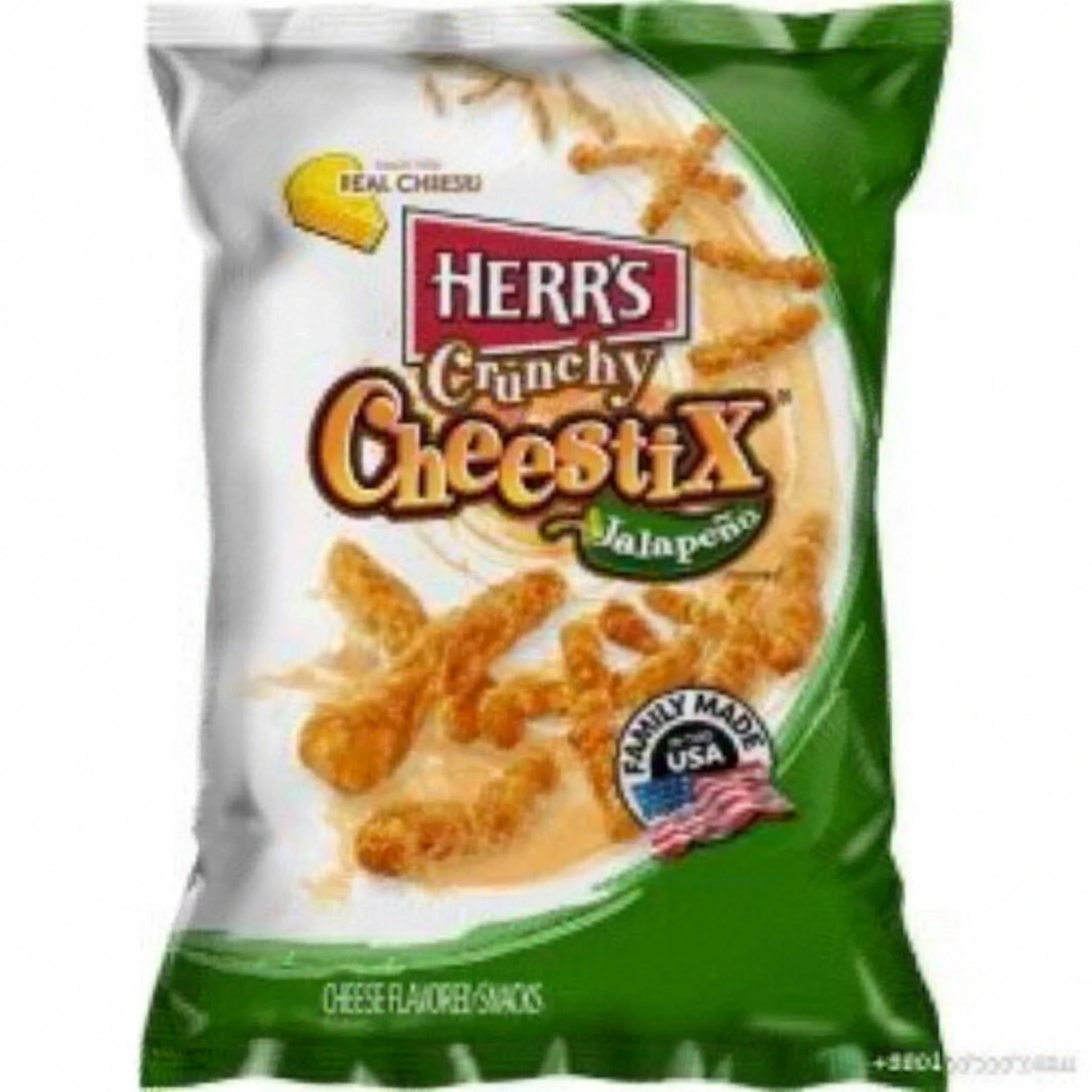 Herr's Crunchy Cheestix Jalapeno Cheese Flavored Snacks