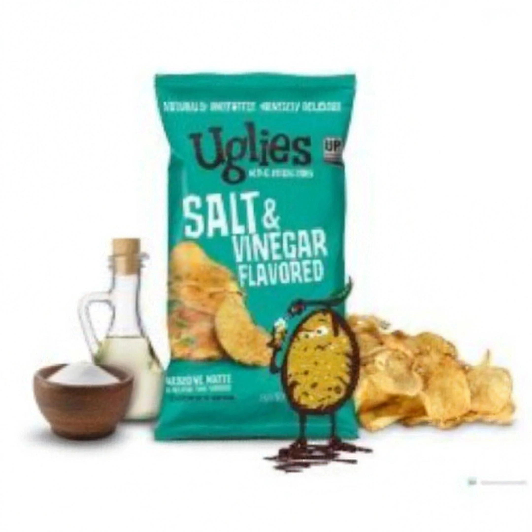 Uglies Kettle Chips Salt and Vinegar 170g