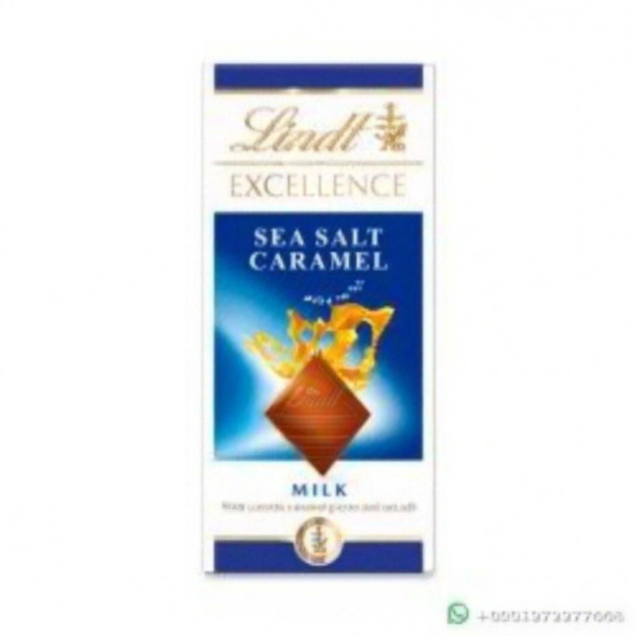 Lindt Excellence Sea Salt Caramel Milk Chocolate 100g