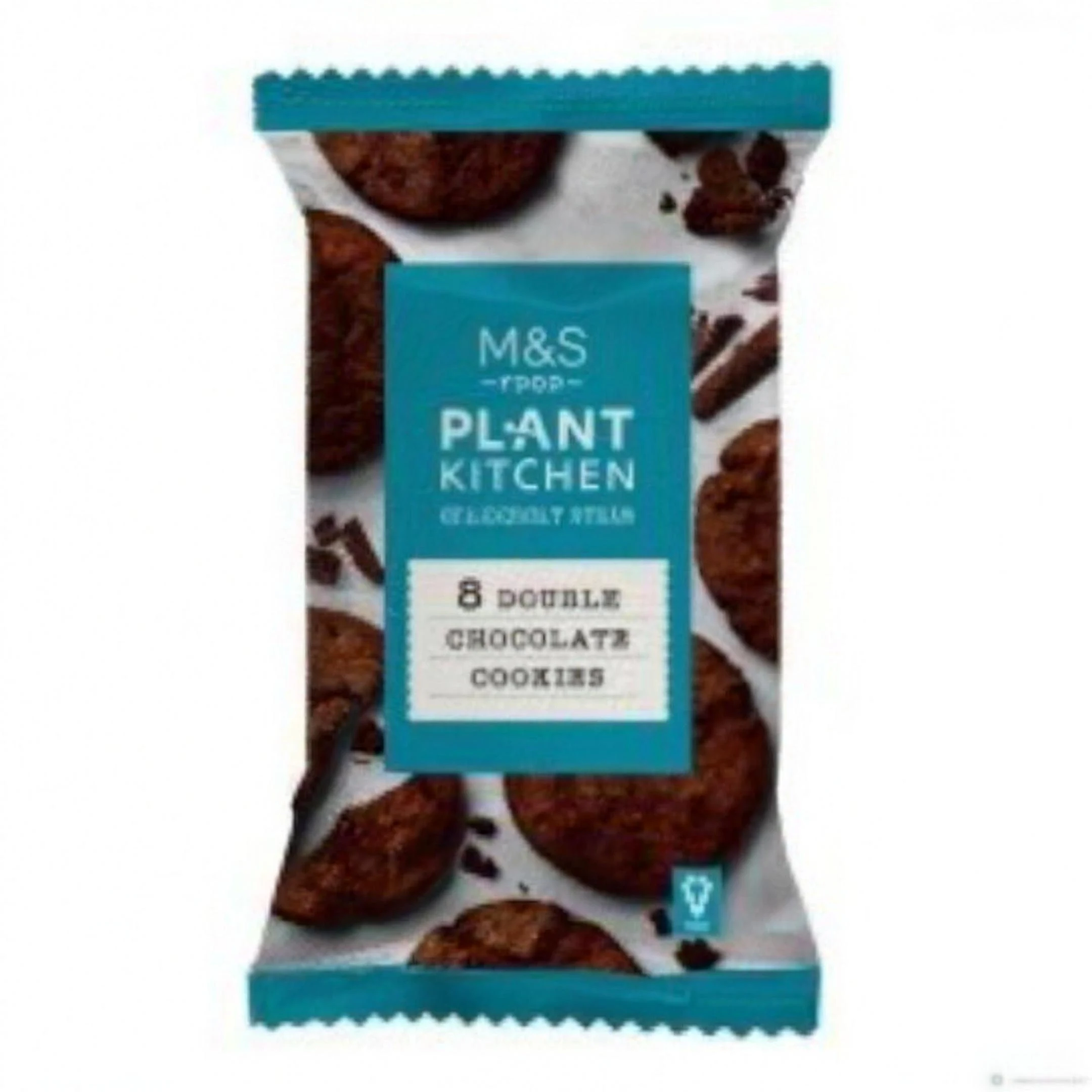 M&S Plant Kitchen 8 Double Chocolate Cookies 200g