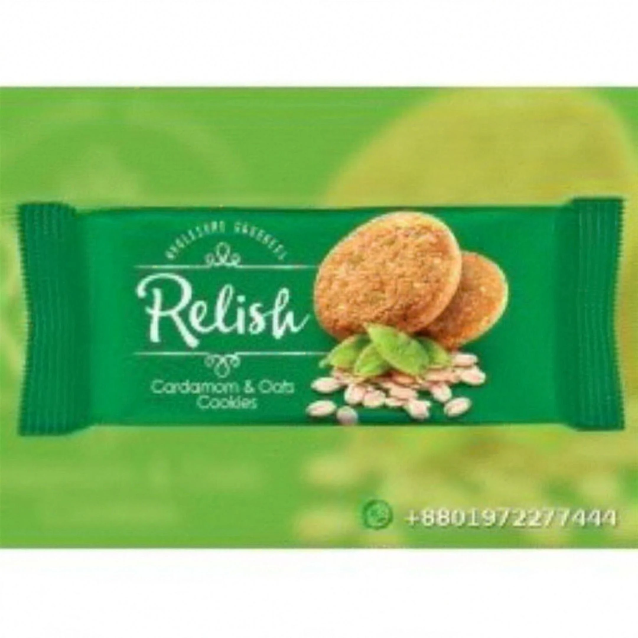 Relish Cardamom & Oat Cookies 252g