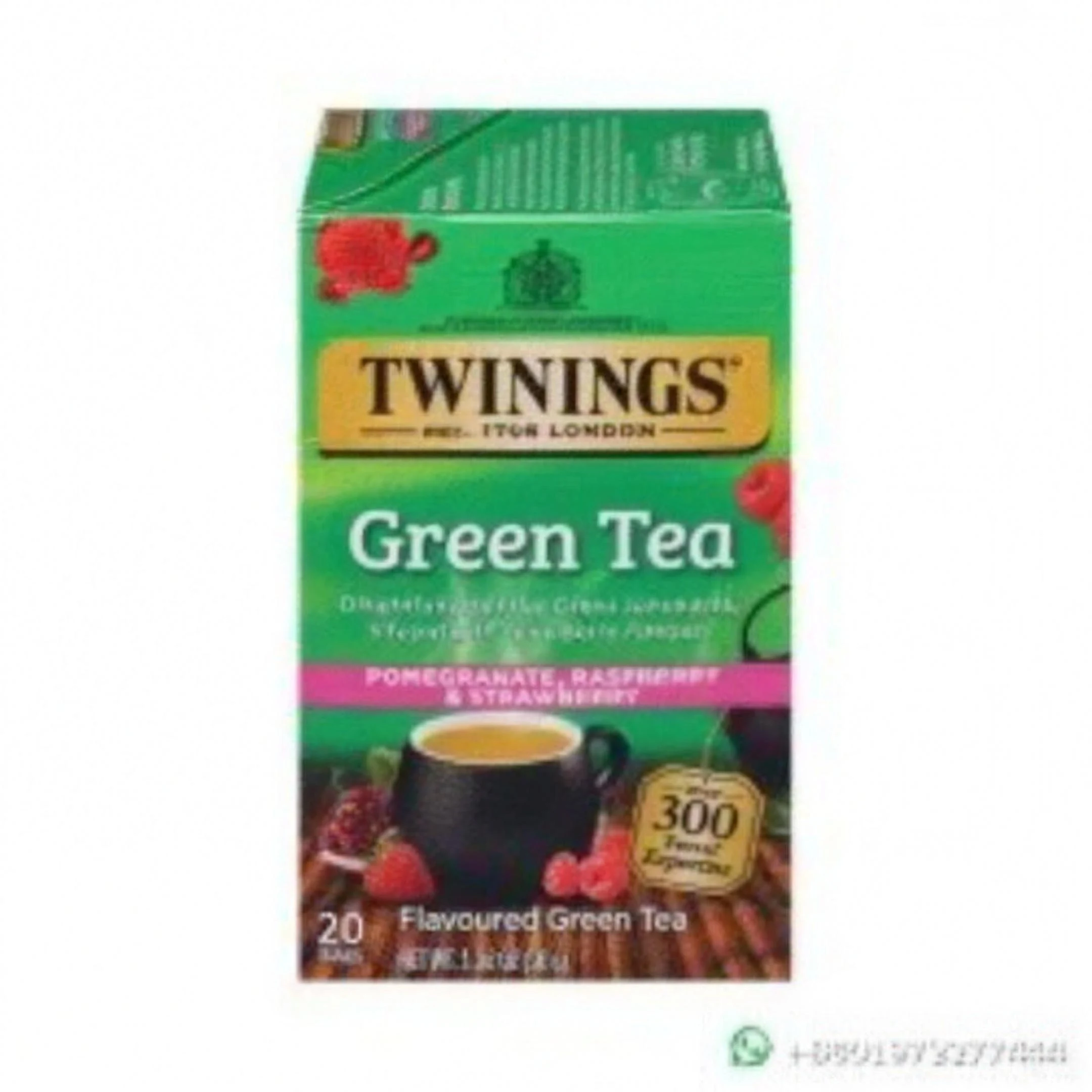 Twinings Green Tea Pomegranate, Raspberry & Strawberry