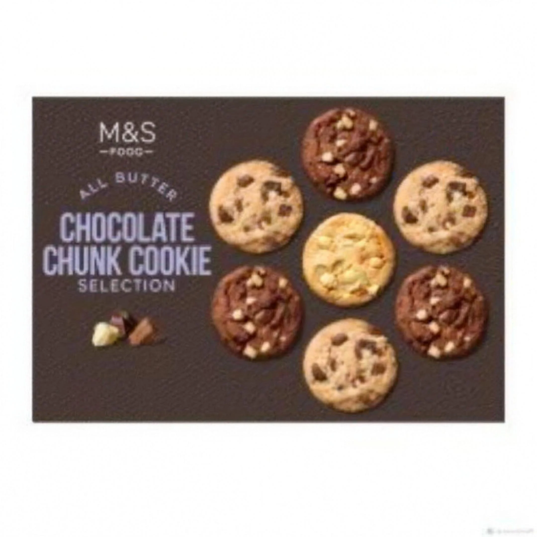 M&S Belgian Chocolate Chunk Cookies Selection 500g