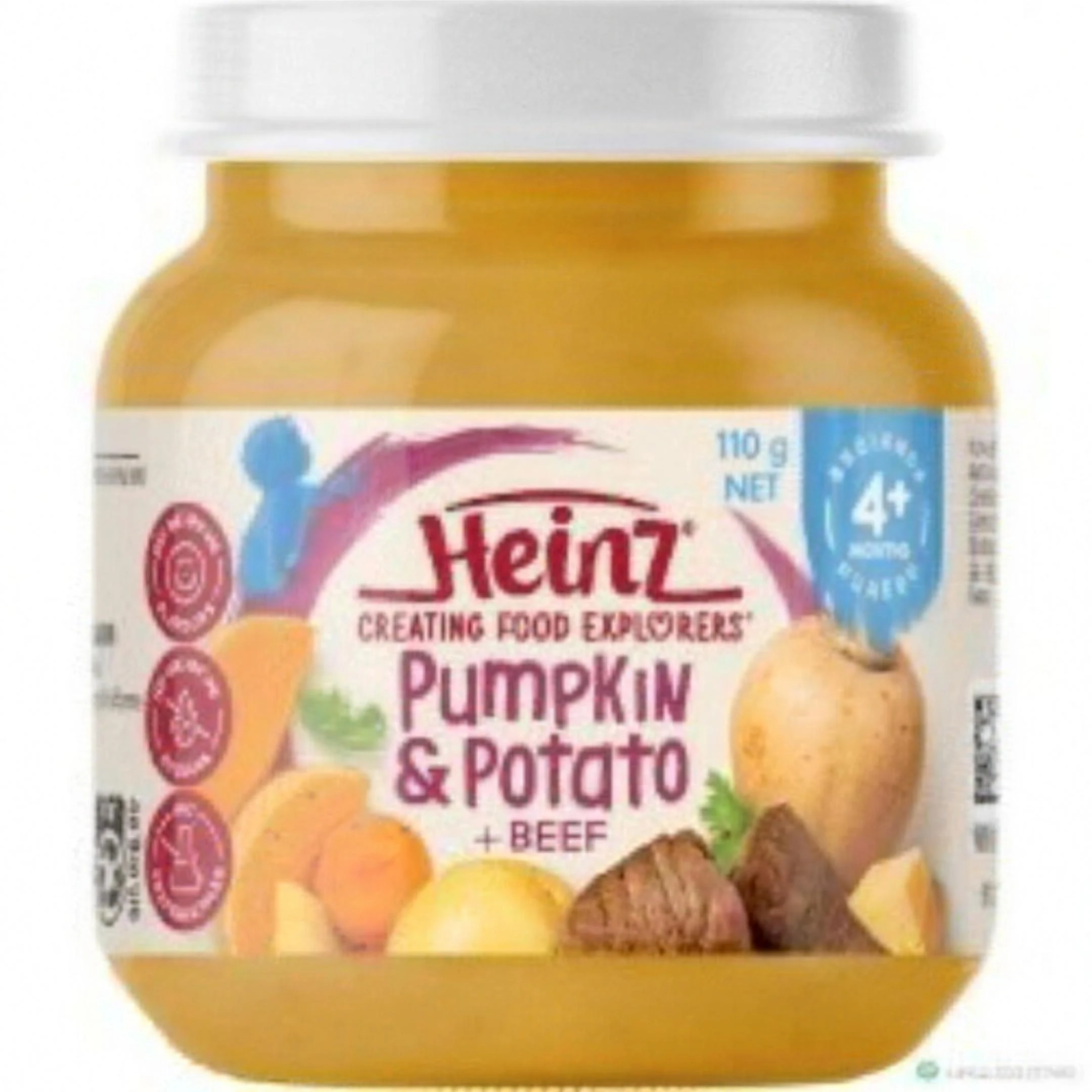 Heinz Pumpkin and Potato + Beef 110g