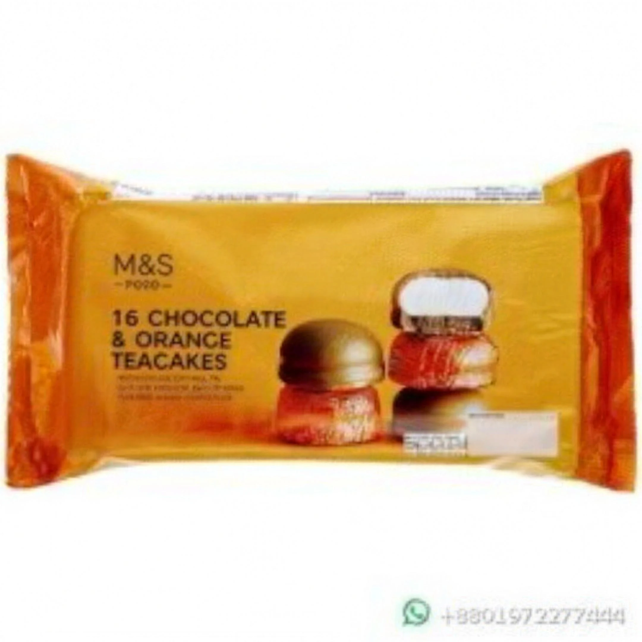 M&S 16 Chocolate and Orange Teacakes