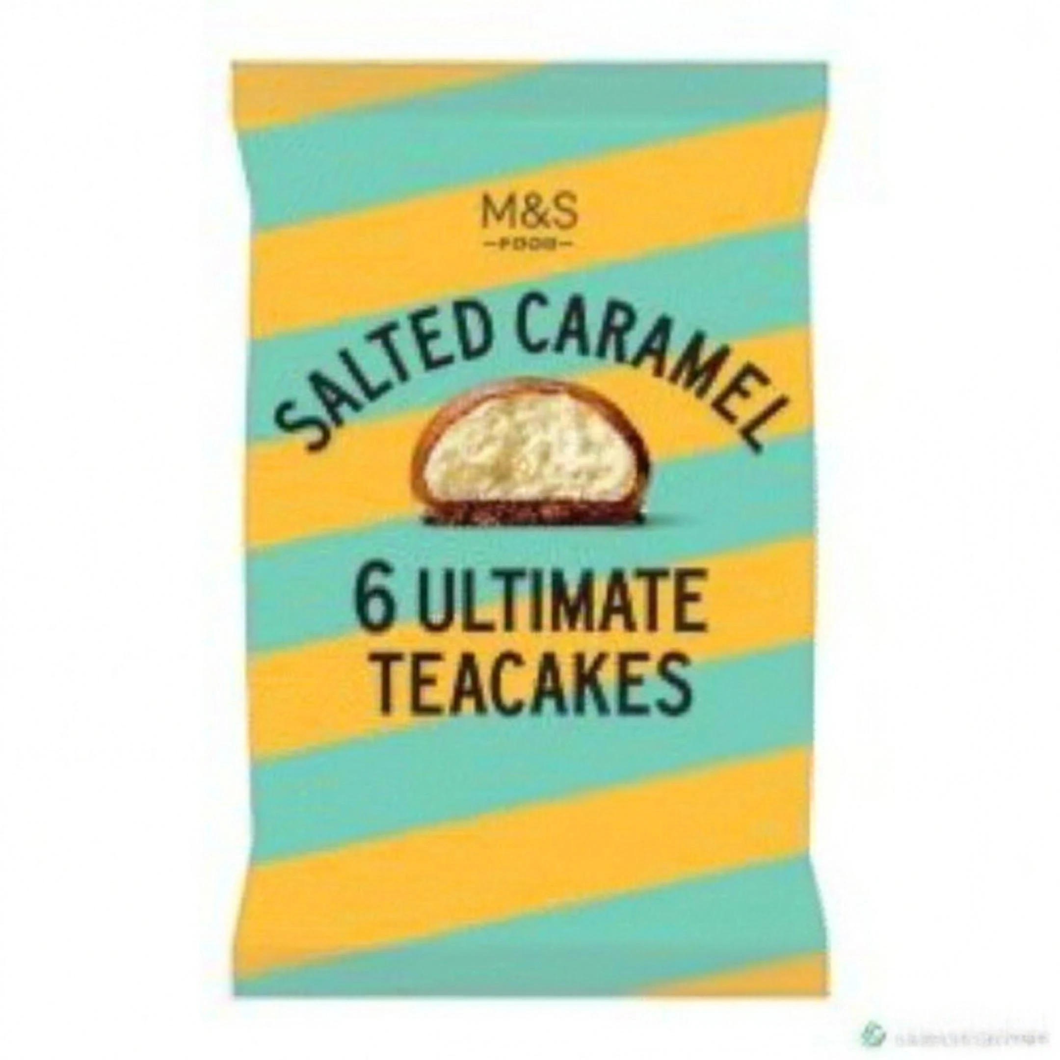 M&S 6 Ultimate Salted Caramel Teacakes 180g
