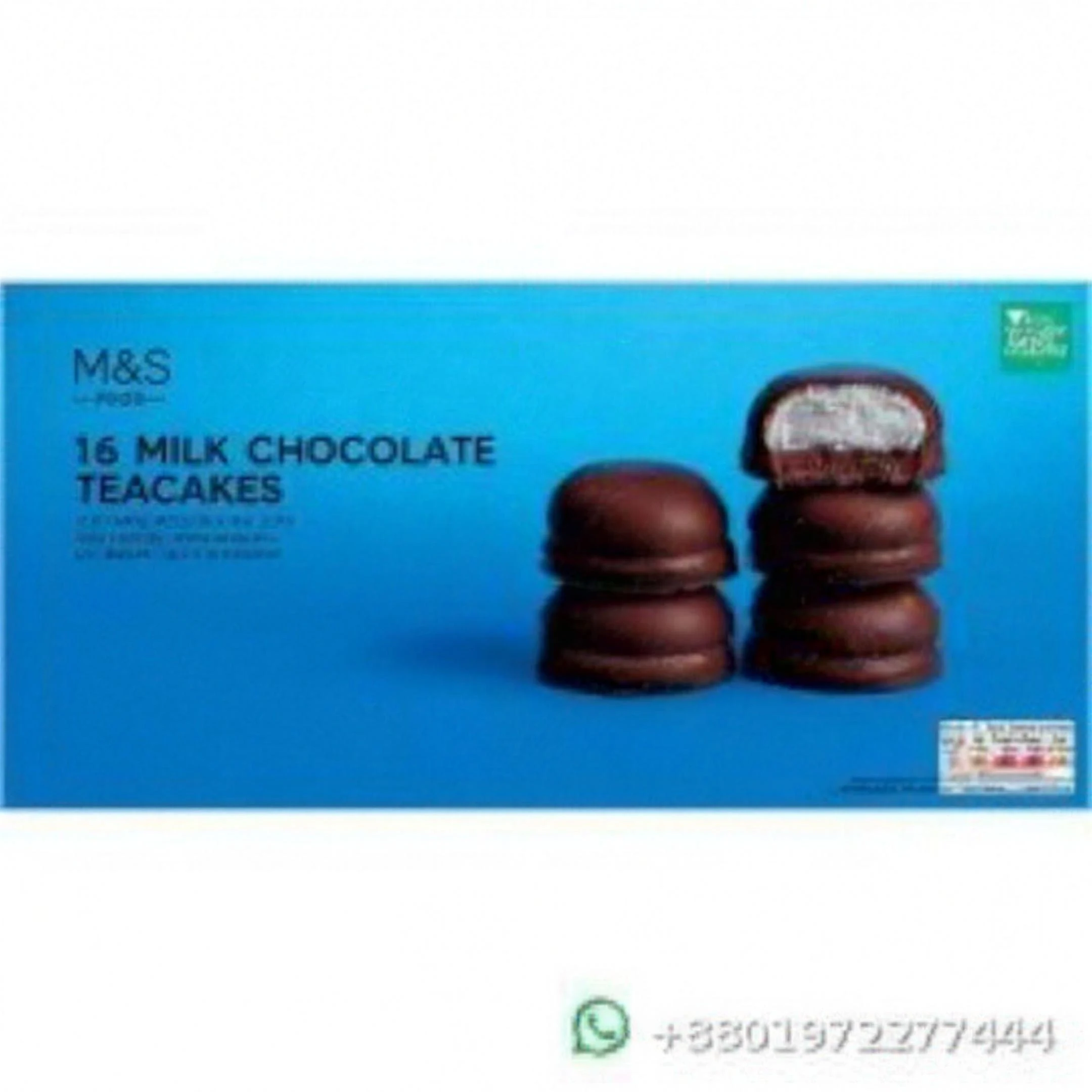 M&S 16 Milk Chocolate TeaCakes 297g