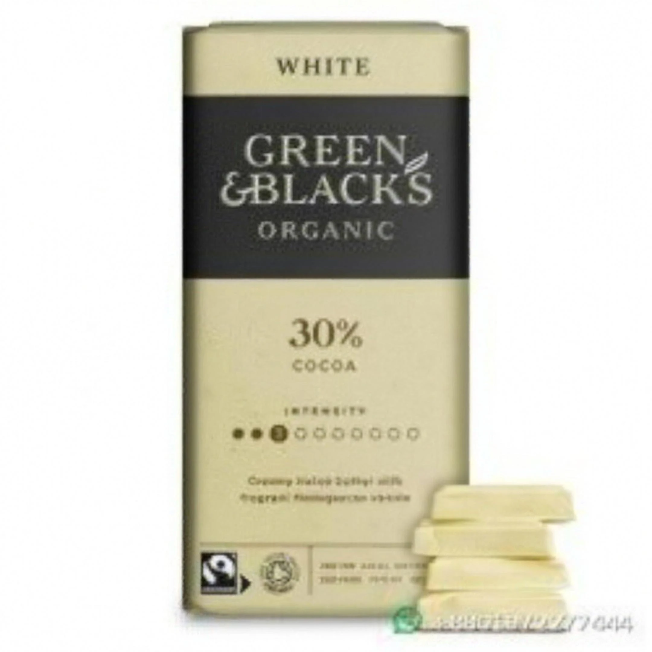 Green & Black's Organic White Chocolate 30% Cocoa 90g