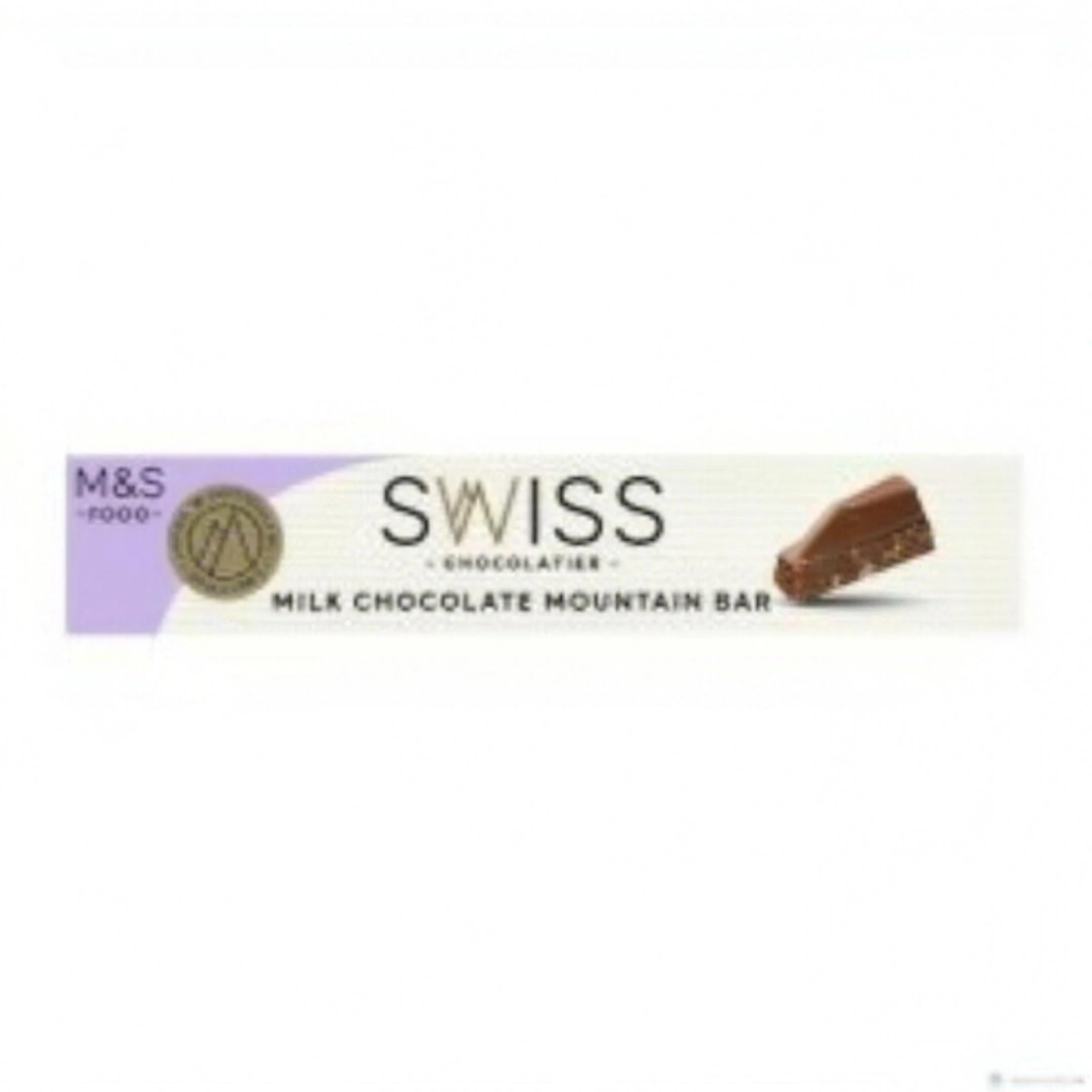 M&S Swiss Chocolate Milk Chocolate Mountain Bar 100g
