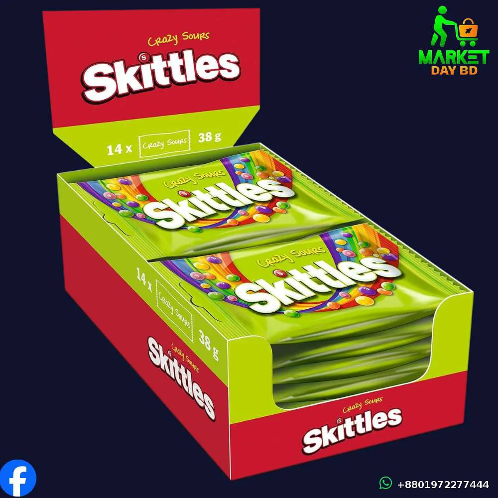 Skittles Crazy Sours 14pcs Box 38g Each