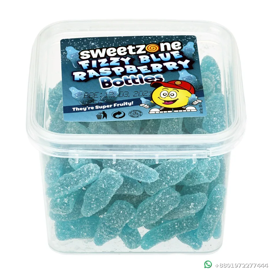 Sweetzone Fizzy Blue Raspberry Bottles