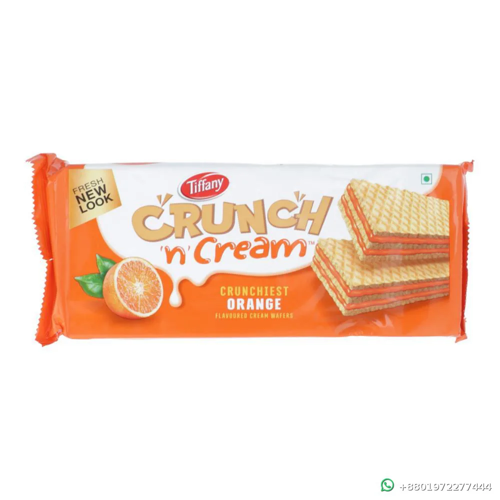 Tiffany Crunch n Cream Orange Wafers 153g