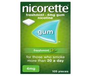 Nicorette Freshmint 4mg Gum 105 pieces