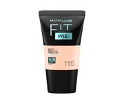 Maybelline New York Fit Me Matte+Poreless Liquid Foundation Tube 115 Ivory