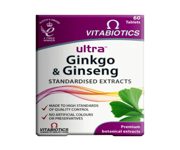 Vitabiotics Ultra Ginkgo And Ginseng 60 Tablets
