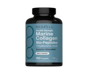 NeoCell Marine Collagen Bio-Peptides Double Strength + Hyaluronic Acid, 180 Caplets