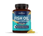 New Age Omega 3 Fish Oil 2500mg 90 Softgels