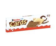 Kinder Cards Wafers Biscuits Milk &amp; White Chocolate 128g (5 Pack)