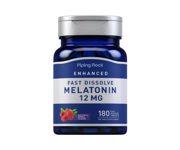 Piping Rock Enhanced Fast Dissolve Melatonin 12 mg 180  Tablets