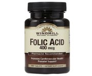 Windmill Folic Acid 400mcg 180 Tablets