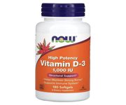 Now Foods Vitamin D3 1000iu 180 softgels