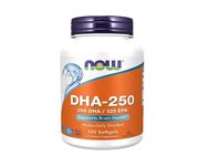 NOW DHA-250 with 125 EPA Supports Brain Health 120 Softgels