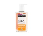 Neutrogena Clear &amp; Defend Daily Face Wash 2% Salicylic Acid 200 ml