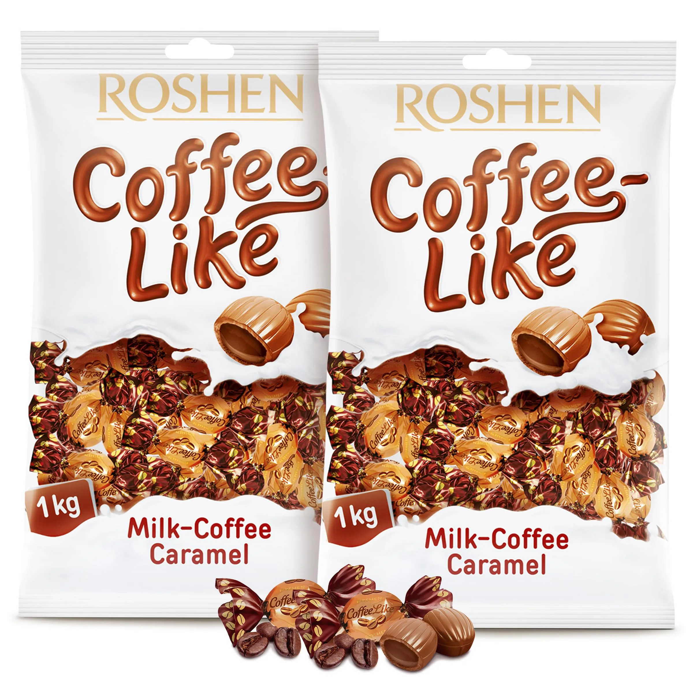 Roshen Coffee-Like Milk-Coffee Caramel 1kg
