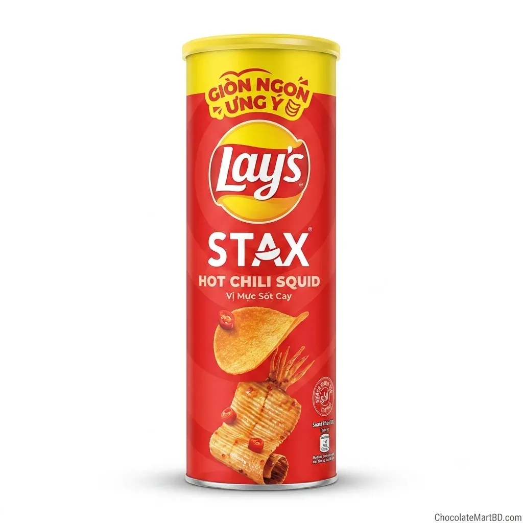 Lay's Stax Hot Chili Squid 90g