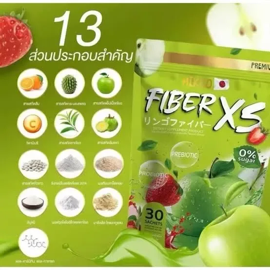 Mikeo Fiber X5 No Sugar Add 30 Sachets
