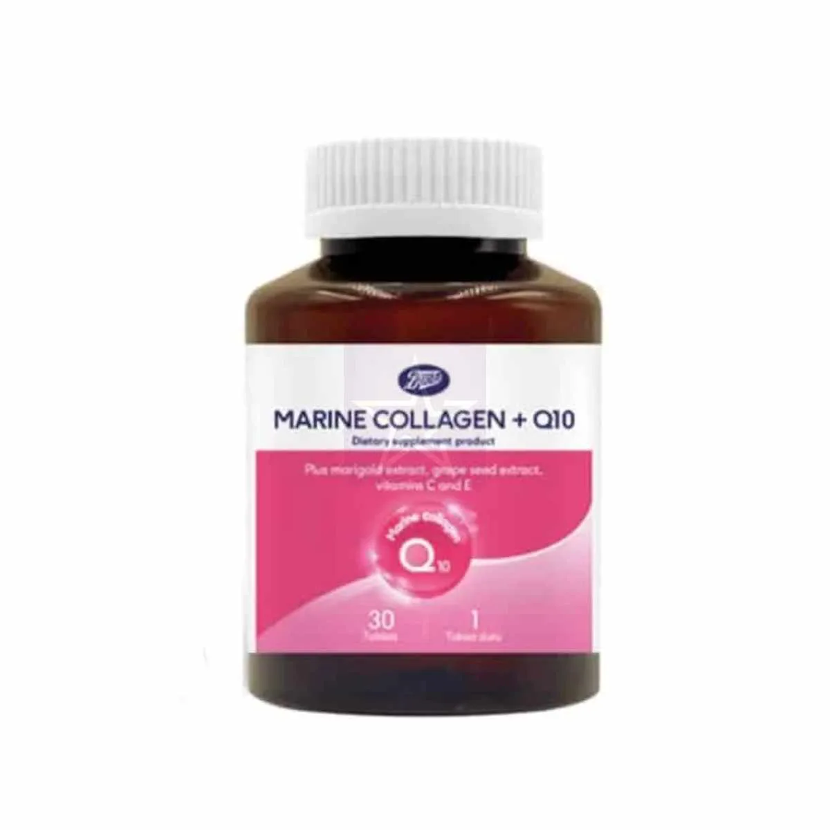 Boots Marine Collagen+Q10 Dietary Supplement 30 Tablets