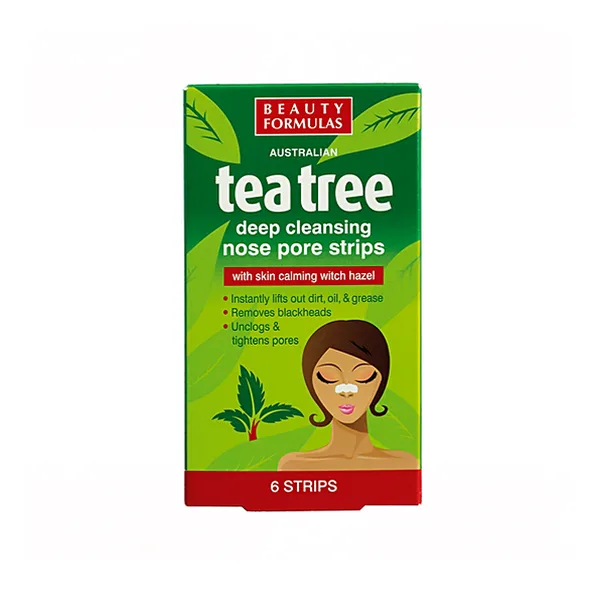 Beauty Formulas Tea Tree Deep Cleansing Nose Pore Strip