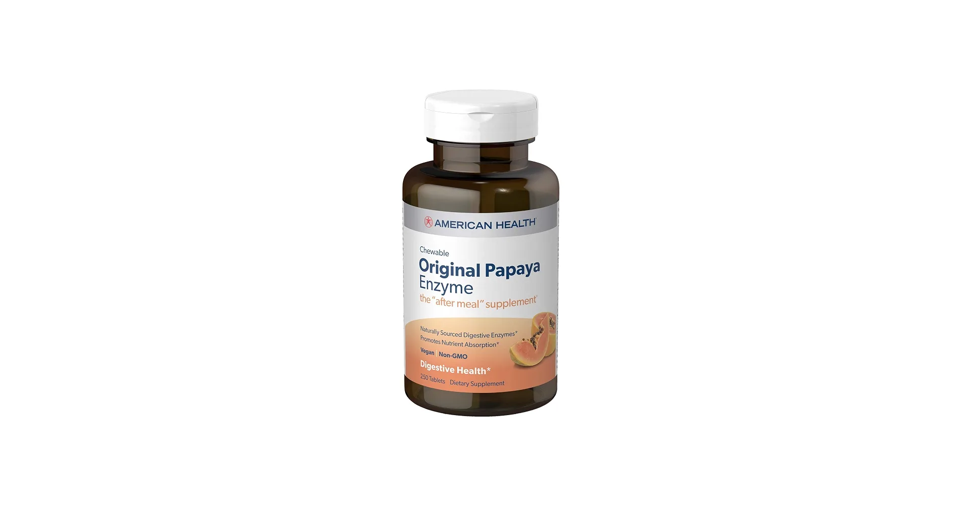 American Health Original Papaya Enzyme 250 Tablets