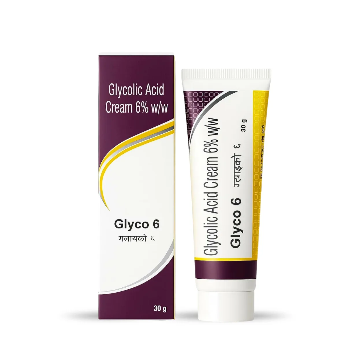Glycolic Acid Cream 6% w/w Glyco 6 Cream 30g
