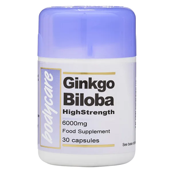 Bodycare Ginkgo Biloba 6000mg 30 Capsules