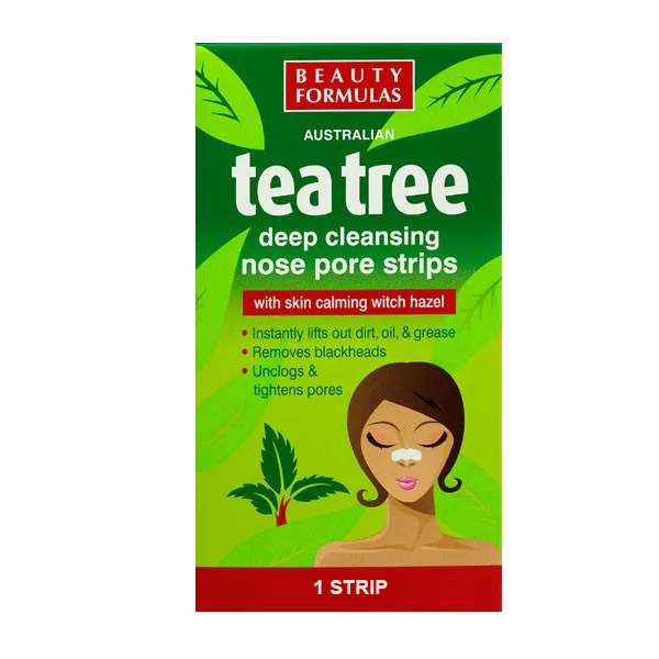 Beauty Formulas Tea Tree Cleansing Nose Pore Strip