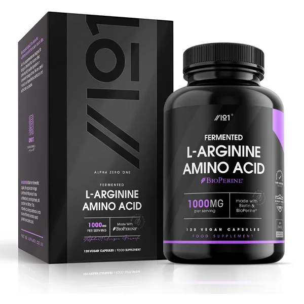 Alpha Zero One Fermented L-Arginine 120 Vegan Capsules