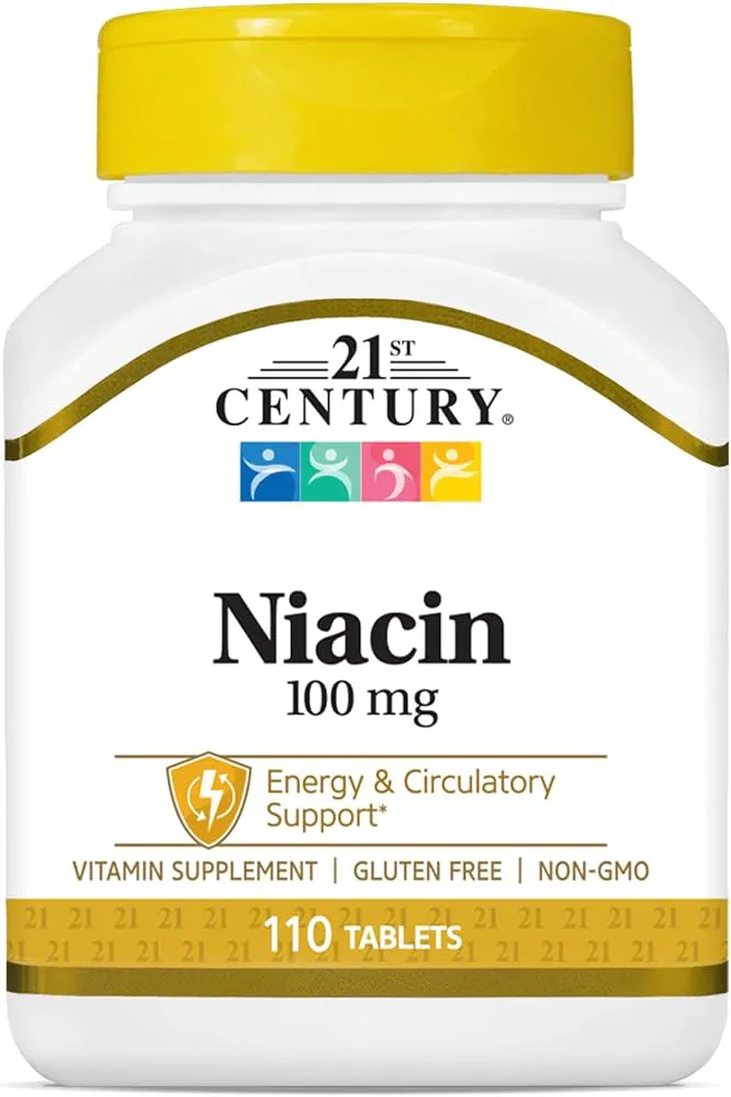 21st Century Niacin 100mg 110 Tablets