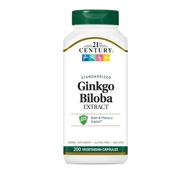 21st Century Ginkgo Biloba Extract 200 Veg Capsules