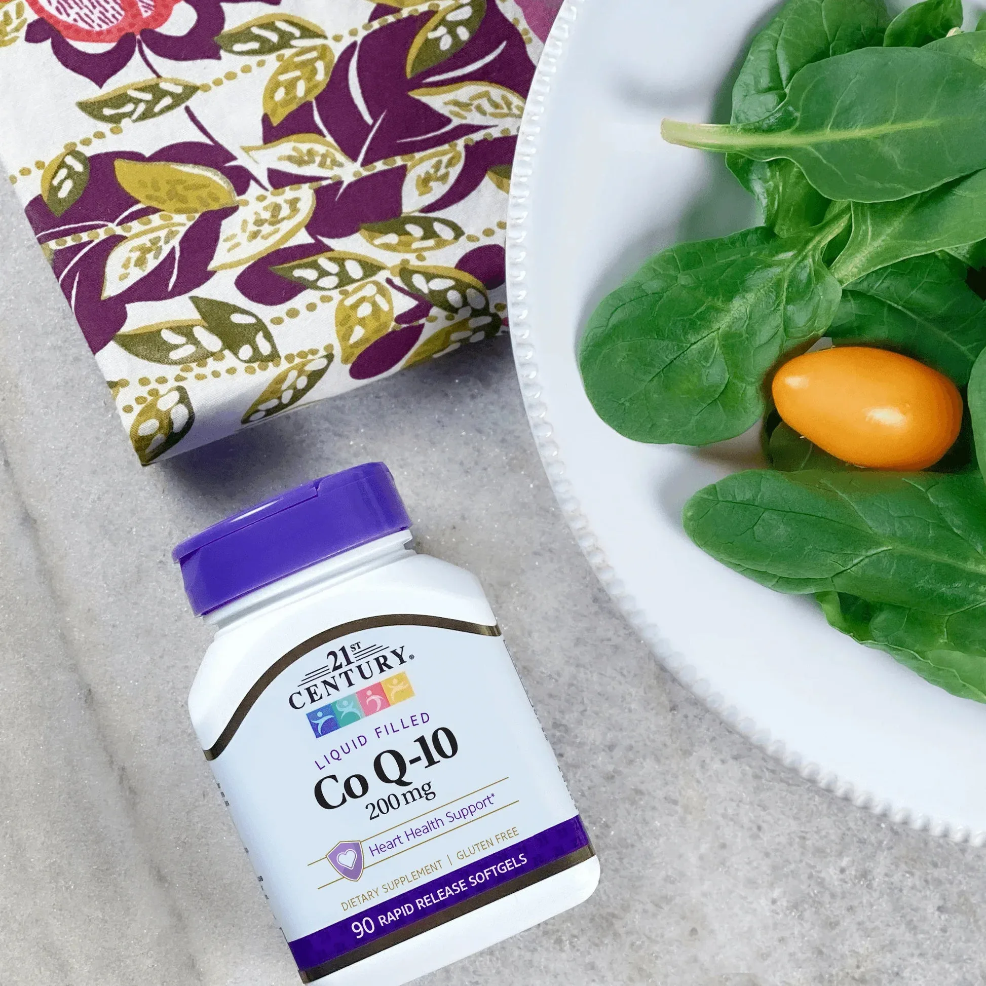 21st Century Liquid Filled Co Q-10 200 mg 90 Softgels