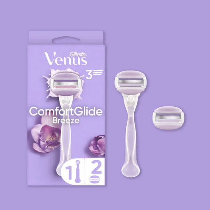 Gillette Venus Skin Cushion Comfortglide Breeze Razor