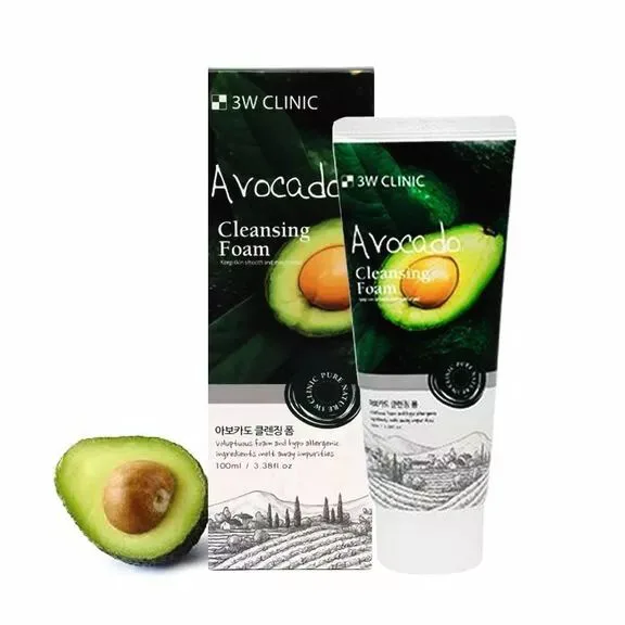 3W Clinic Avocado Cleansing Foam 100ml