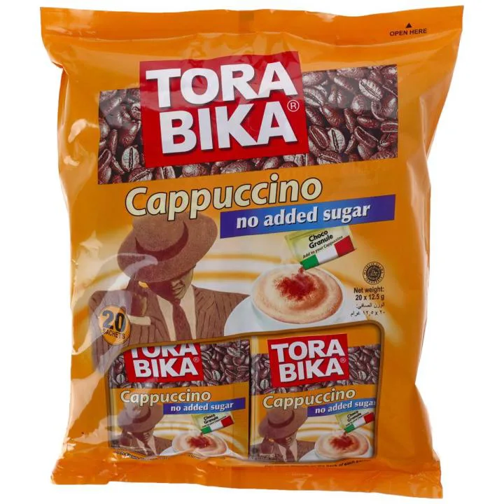 Tora Bika Cappuccino No Added Sugar Single Pack