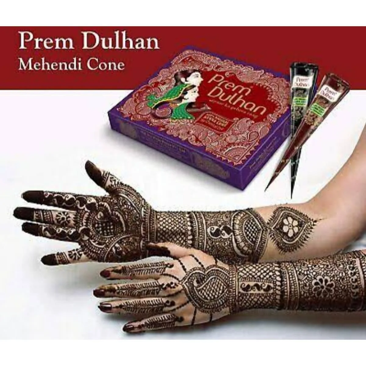 Prem Dulhan Mehandi Cone Pack of 12